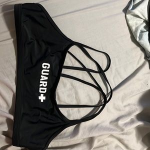 crisscross lifeguard top